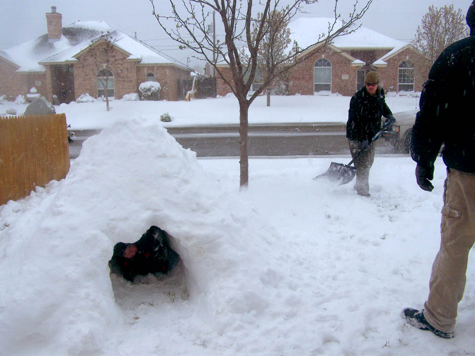 almost done with the igloo