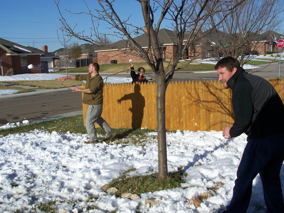 snowball fight