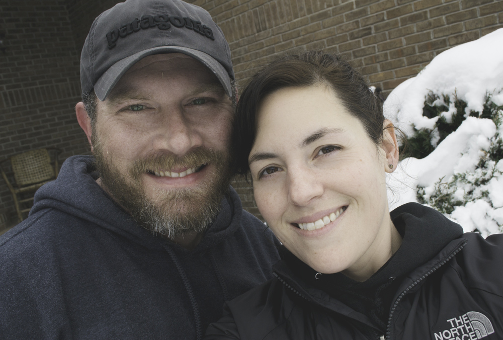 Selfies in the snow