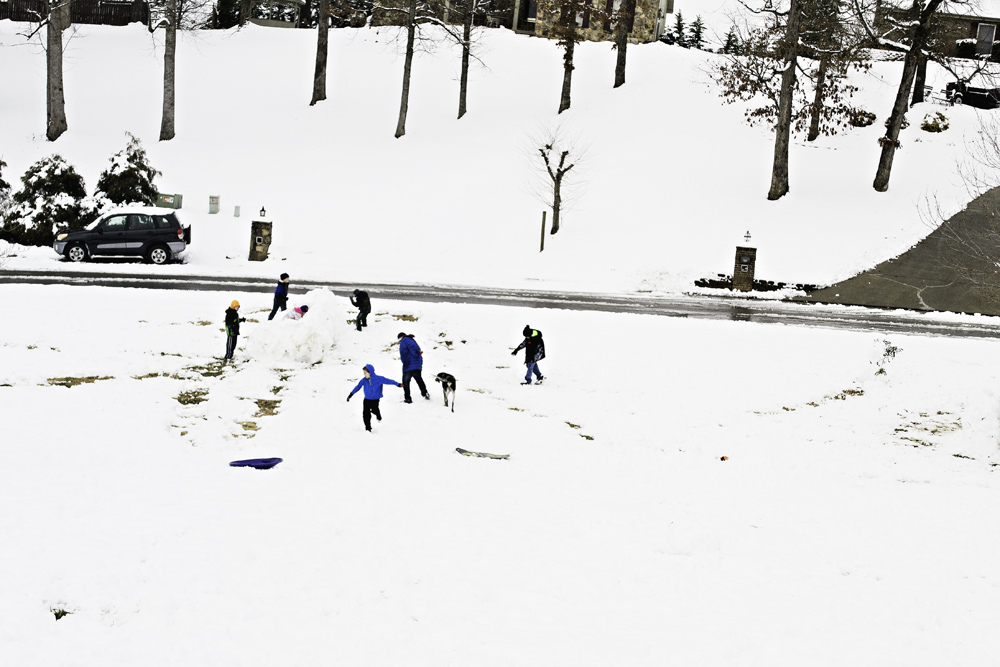 Snowball fight