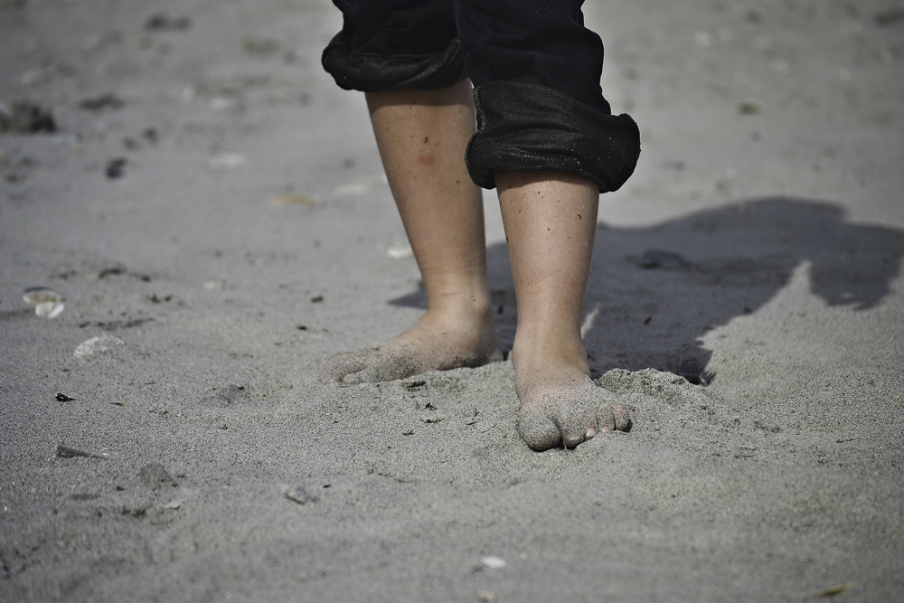 Sandy feet