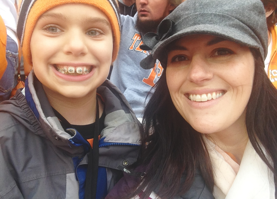 Me and Jackson at the UT SC game