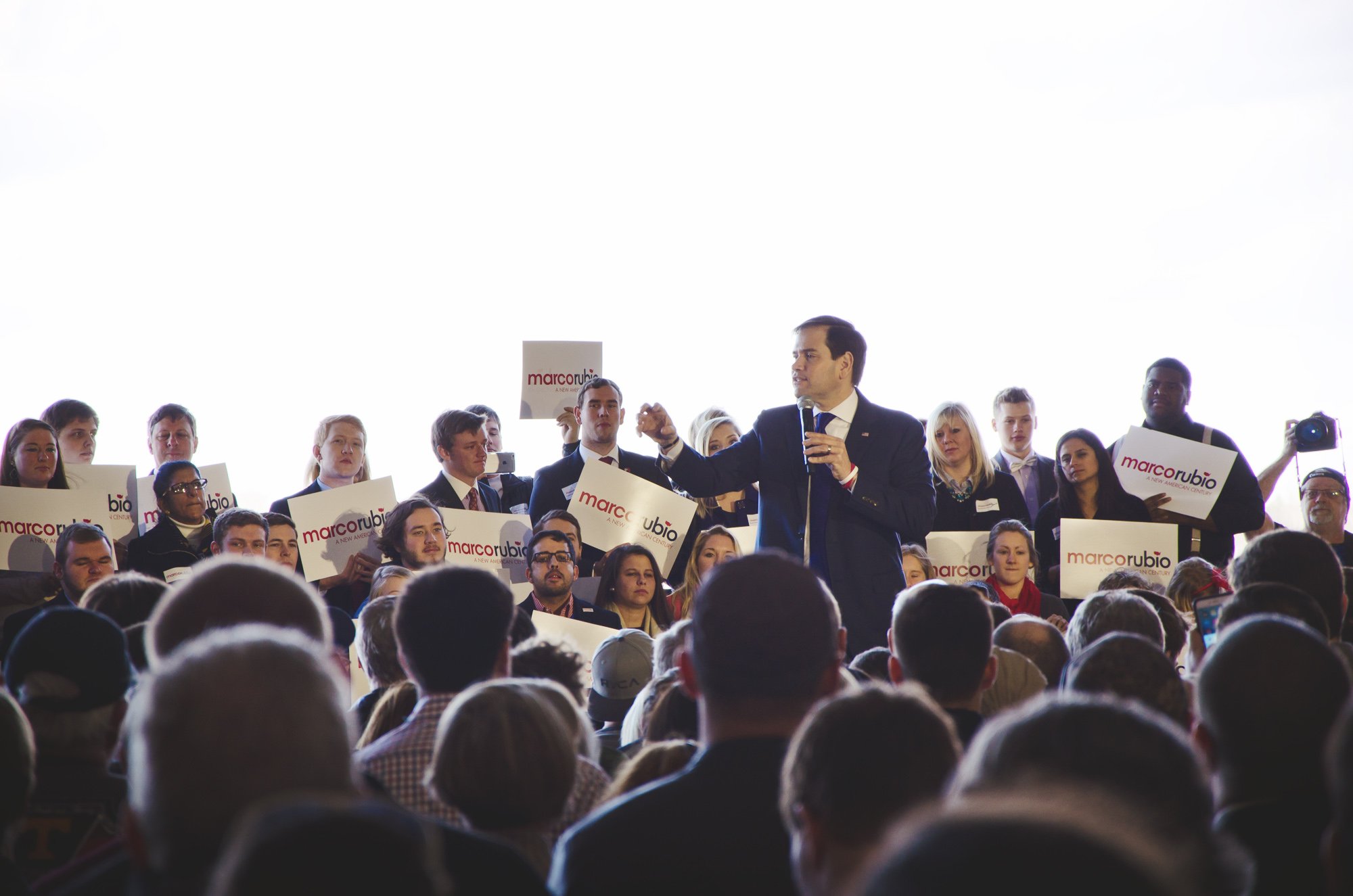 Marco Rubio on stage