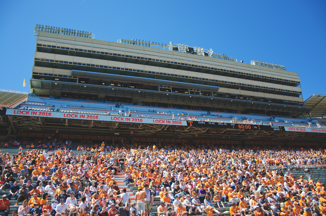 Press box at Neyland