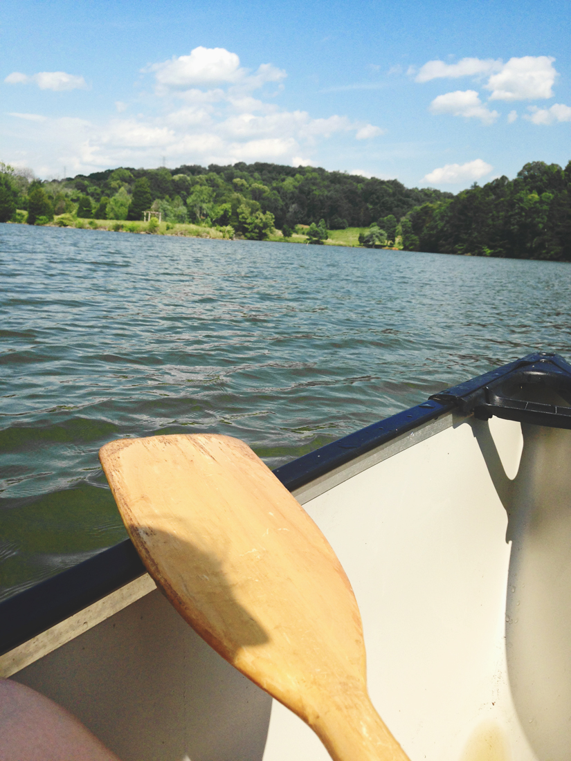 Canoeing on Mothers Day