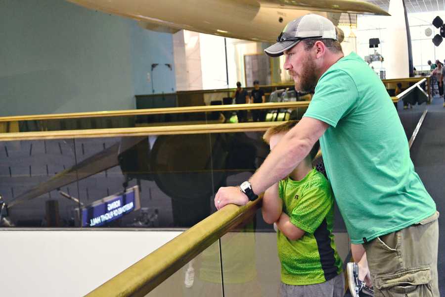 Chuck and Jeremy at the Air and Space