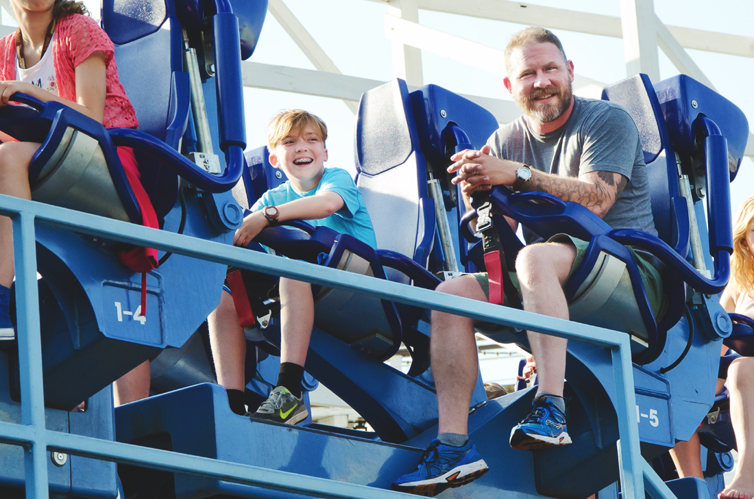 Chuck is done with roller coasters