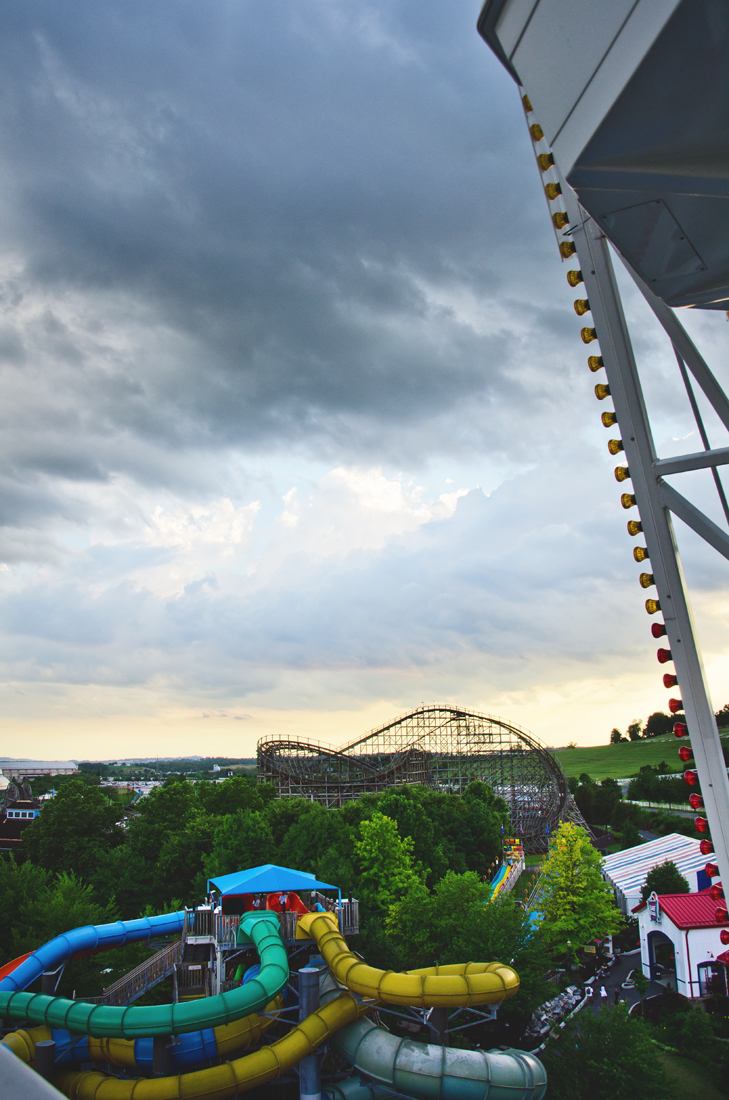 Over Hershey Park