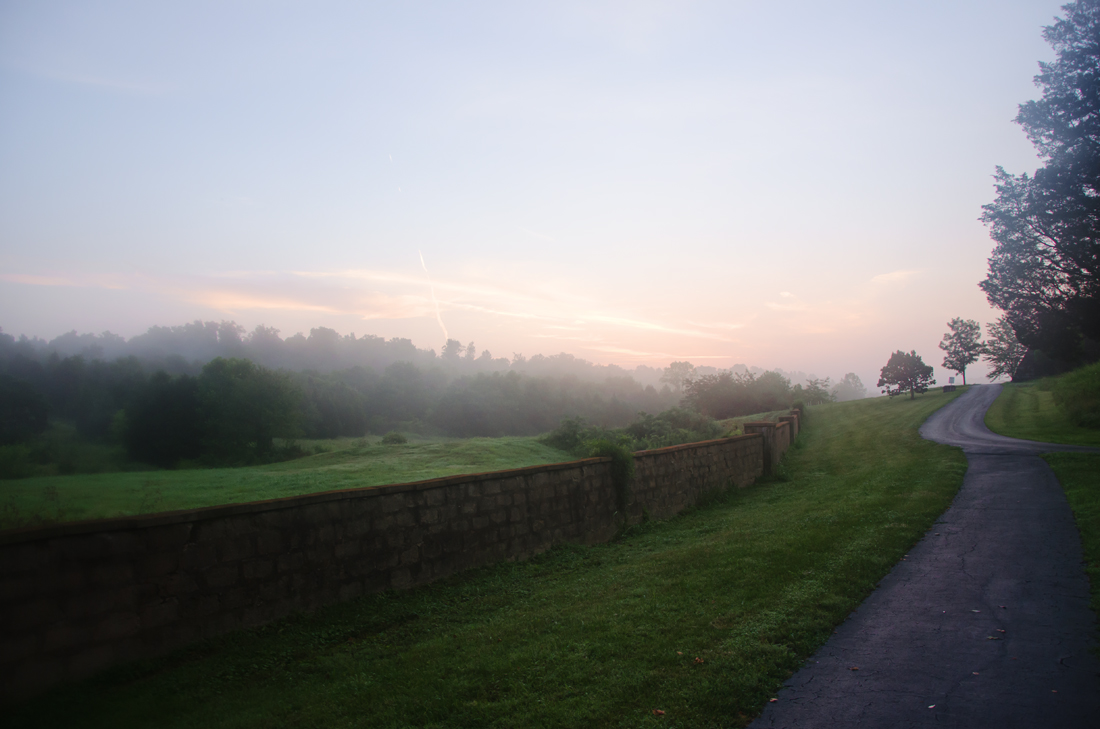 Sunrise over the Abbey