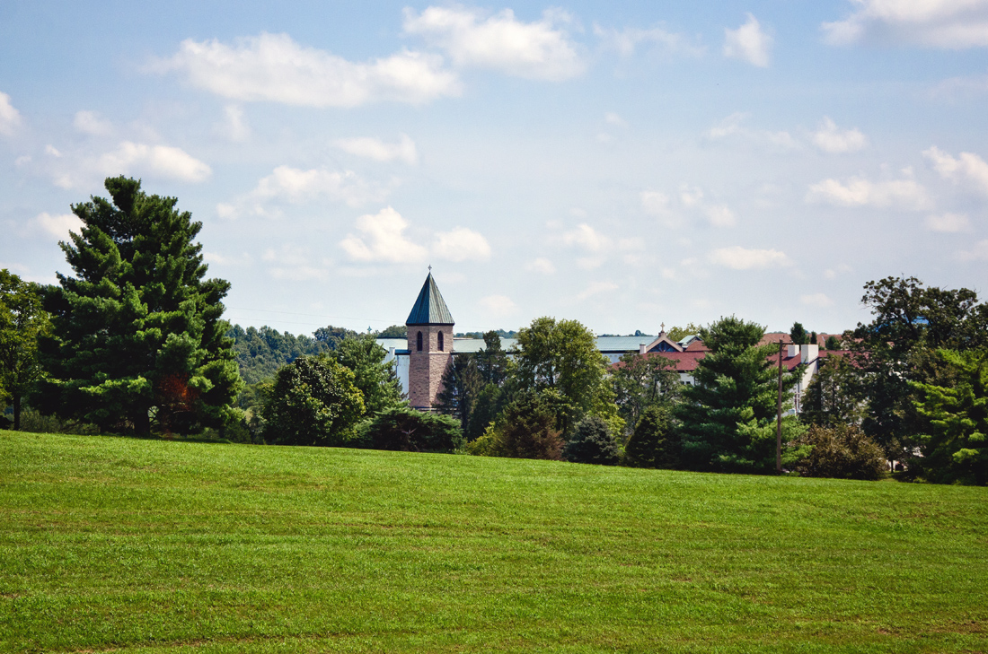 The Abbey from the road